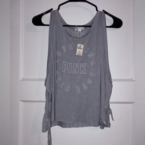 Vintage NWT PINK Victoria's Secret Charcoal Tank Top